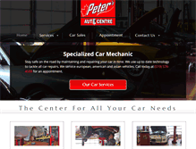 Tablet Screenshot of petersauto.ca