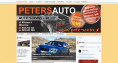 Desktop Screenshot of petersauto.pl