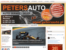 Tablet Screenshot of petersauto.pl