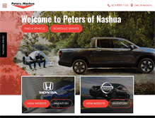 Tablet Screenshot of petersauto.com